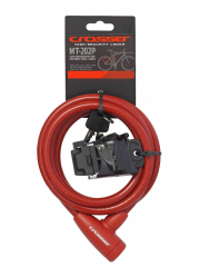 Incuietoare Cablu CROSSER MT 202P 10mm/180cm - Red