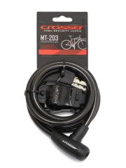 Incuietoare Cablu CROSSER MT 203 10mm/180cm - Black