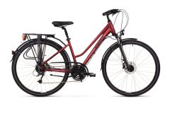 Bicicleta KROSS Trans 5.0 D 28'' M Rubiniu|Negru 2021
