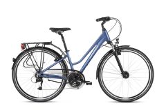 Bicicleta KROSS Trans 4.0 D 28'' L Albastru|Alb 2021