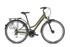 Bicicleta KROSS Trans 3.0 D 28'' L Kaki|Negru 2021