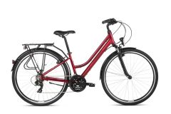 Bicicleta KROSS Trans 1.0 D 28'' L Rubiniu|Negru 2021
