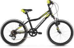 Bicicleta KROSS Level Mini 2.0 20 Negru|Lime|Argintiu 2021