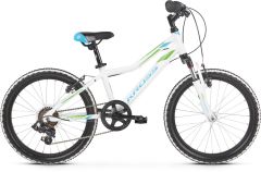 Bicicleta KROSS Lea Mini 2.0 D 20 Alb|Albastru|Verde 2021