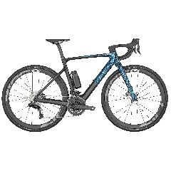 Bicicleta SCOTT  SOLACE ERIDE 10 - Albastru|Carbon 2023